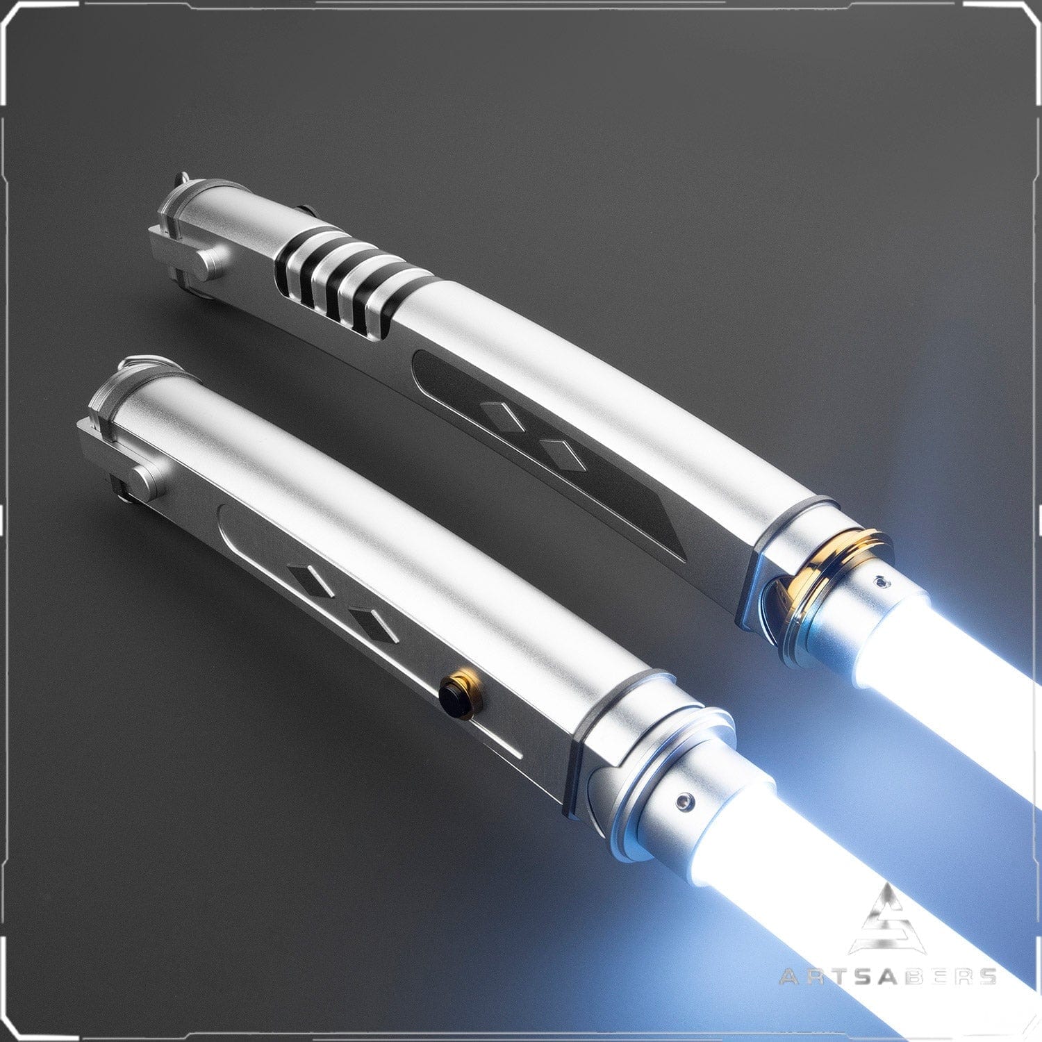 Ahsoka Tano Mando Lightsabers Star Wars Lightsaber Neopixel Blade 2 Hilts + 2 Neopixel Blades ARTSABERS 