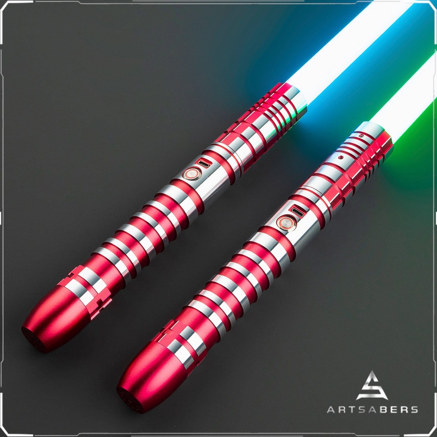 Red ARRIO Double Bladed Lightsaber Star Wars Lightsaber ARTSABERS 